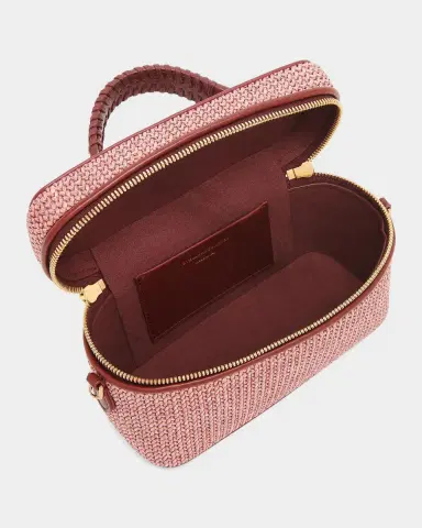 Stella McCartney Falabella Raffia Vanity Case | Thumbnail 3 Stella McCartney Falabella Raffia Vanity Case | Thumbnail 3