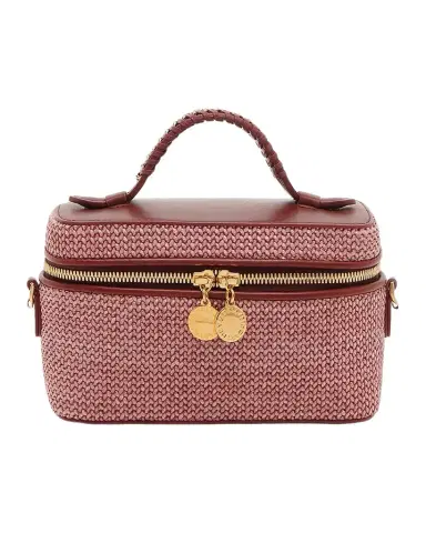 Stella McCartney Falabella Raffia Vanity Case | Thumbnail 1 Stella McCartney Falabella Raffia Vanity Case | Thumbnail 1