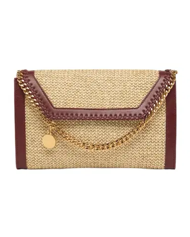 Stella McCartney High Summer Falabella Raffia Wallet Crossbody Bag | Thumbnail 1 Stella McCartney High Summer Falabella Raffia Wallet Crossbody Bag | Thumbnail 1