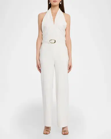Generation Love Hallie Lightweight Halter Jumpsuit | Thumbnail 2 Generation Love Hallie Lightweight Halter Jumpsuit | Thumbnail 2