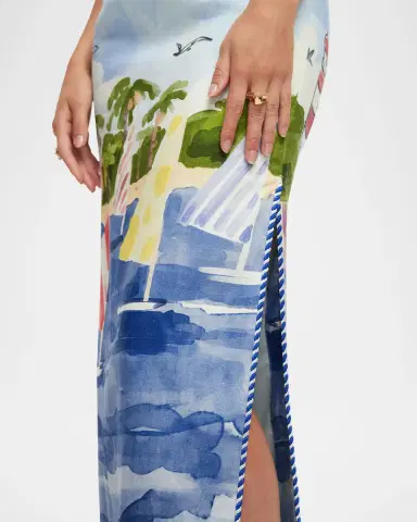 LEO LIN Ava Strapless Bustier Maxi Dress | Thumbnail 6 LEO LIN Ava Strapless Bustier Maxi Dress | Thumbnail 6