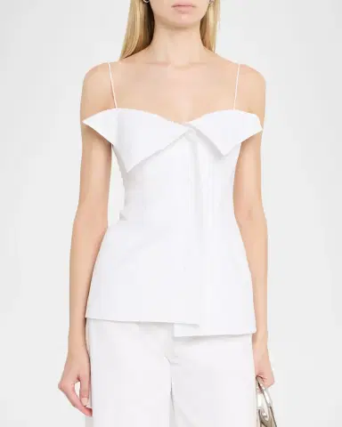 FForme Eilwen Tailored Cotton Sleeveless Top | Thumbnail 4 FForme Eilwen Tailored Cotton Sleeveless Top | Thumbnail 4