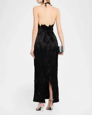 FFORME Maisie Sculpted Halter Column Dress | Thumbnail 2 FFORME Maisie Sculpted Halter Column Dress | Thumbnail 2