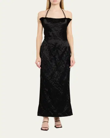 FFORME Maisie Sculpted Halter Column Dress | Thumbnail 6 FFORME Maisie Sculpted Halter Column Dress | Thumbnail 6