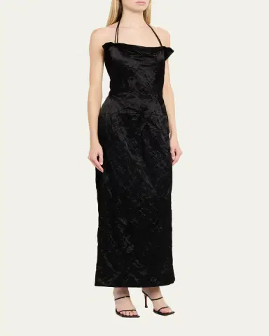FFORME Maisie Sculpted Halter Column Dress | Thumbnail 8 FFORME Maisie Sculpted Halter Column Dress | Thumbnail 8