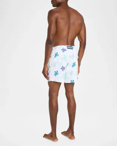 Vilebrequin Men's Tortues Multicolor Nylon Swim Trunks | Thumbnail 3 Vilebrequin Men's Tortues Multicolor Nylon Swim Trunks | Thumbnail 3