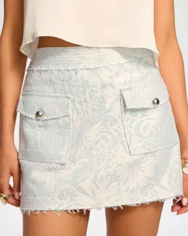 Ramy Brook Zoey Floral Lace Mini Skirt | Thumbnail 4 Ramy Brook Zoey Floral Lace Mini Skirt | Thumbnail 4