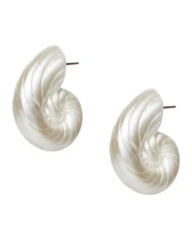 Lele Sadoughi Nautilus 14K-Gold-Plated Stud Earrings | Thumbnail 1 Lele Sadoughi Nautilus 14K-Gold-Plated Stud Earrings | Thumbnail 1