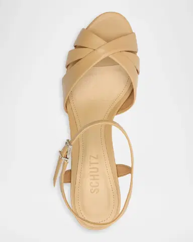 Schutz 105mm Keefa Leather Platform Sandals | Thumbnail 3 Schutz 105mm Keefa Leather Platform Sandals | Thumbnail 3