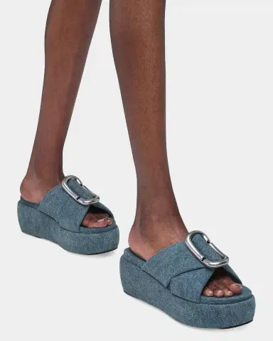 Marc Jacobs Pop J Marc Platform Denim Sandals | Thumbnail 2 Marc Jacobs Pop J Marc Platform Denim Sandals | Thumbnail 2