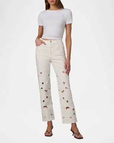 Joe 's Jeans The Margot Embroidered Jeans | Thumbnail 2 Joe 's Jeans The Margot Embroidered Jeans | Thumbnail 2