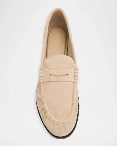rag & bone Lexi Suede Penny Loafers | Thumbnail 6 rag & bone Lexi Suede Penny Loafers | Thumbnail 6