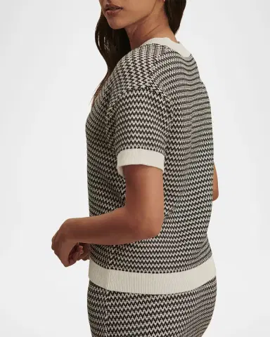 Varley Dora Chevron Knit Top | Thumbnail 3 Varley Dora Chevron Knit Top | Thumbnail 3