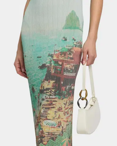 Staud Bryn Seaside-Print Rib Knit Midi Dress | Thumbnail 5 Staud Bryn Seaside-Print Rib Knit Midi Dress | Thumbnail 5