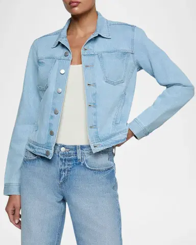 L'Agence Celine Denim Jean Jacket | Thumbnail 4 L'Agence Celine Denim Jean Jacket | Thumbnail 4