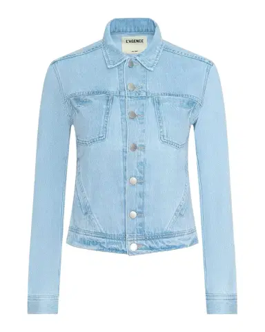 L'Agence Celine Denim Jean Jacket | Thumbnail 1 L'Agence Celine Denim Jean Jacket | Thumbnail 1