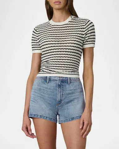 Joe 's Jeans The Crochet Baby Tee | Thumbnail 4 Joe 's Jeans The Crochet Baby Tee | Thumbnail 4
