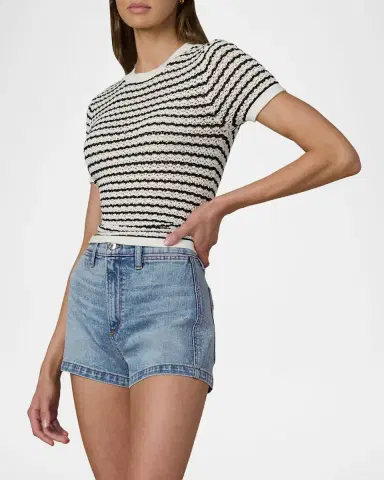 Joe 's Jeans The Crochet Baby Tee | Thumbnail 6 Joe 's Jeans The Crochet Baby Tee | Thumbnail 6