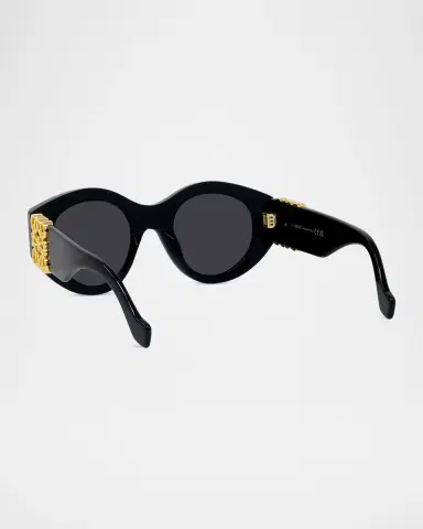Loewe Anagram Round Sunglasses | Thumbnail 4 Loewe Anagram Round Sunglasses | Thumbnail 4