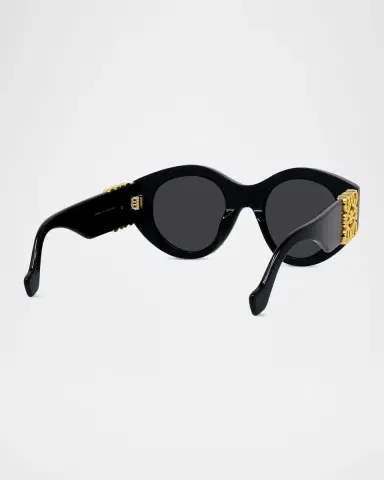 Loewe Anagram Round Sunglasses | Thumbnail 8 Loewe Anagram Round Sunglasses | Thumbnail 8