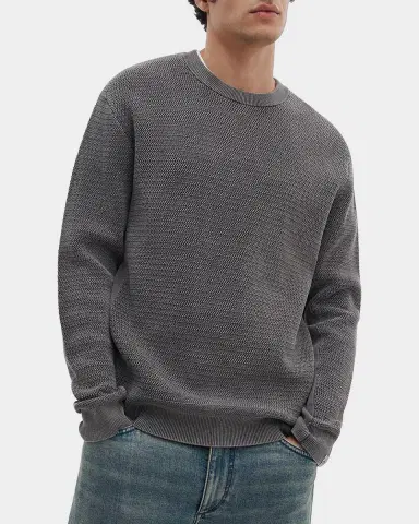 Rag & Bone Men 's Caden Texture-Knit Crewneck Sweater | Thumbnail 4 Rag & Bone Men 's Caden Texture-Knit Crewneck Sweater | Thumbnail 4