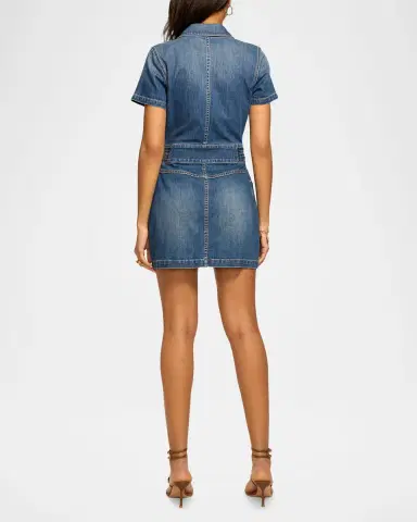 Ramy Brook Liv Denim Mini Shirtdress | Thumbnail 3 Ramy Brook Liv Denim Mini Shirtdress | Thumbnail 3