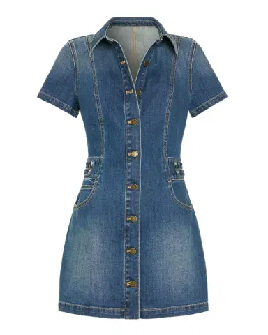 Ramy Brook Liv Denim Mini Shirtdress | Thumbnail 1 Ramy Brook Liv Denim Mini Shirtdress | Thumbnail 1