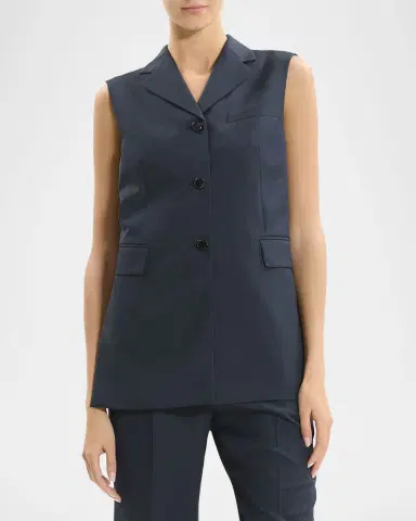 Theory Three-Button Slash Vest | Thumbnail 4 Theory Three-Button Slash Vest | Thumbnail 4