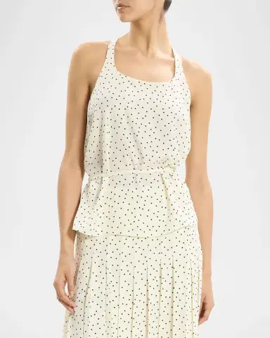 Theory Belted Halter Tank Top | Thumbnail 4 Theory Belted Halter Tank Top | Thumbnail 4