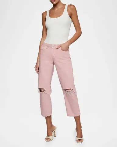 L'Agence Blaine Cropped Stovepipe Jeans | Thumbnail 2 L'Agence Blaine Cropped Stovepipe Jeans | Thumbnail 2