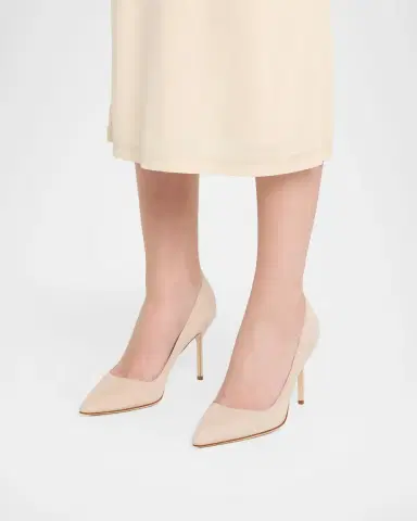Manolo Blahnik 90mm BB Suede Pointed-Toe Pumps | Thumbnail 2 Manolo Blahnik 90mm BB Suede Pointed-Toe Pumps | Thumbnail 2