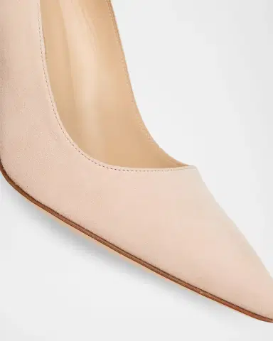 Manolo Blahnik 90mm BB Suede Pointed-Toe Pumps | Thumbnail 5 Manolo Blahnik 90mm BB Suede Pointed-Toe Pumps | Thumbnail 5