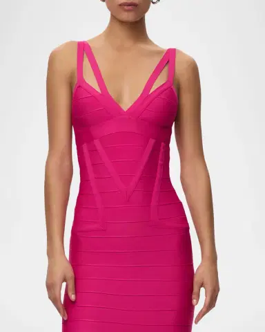 Hervé Léger The Midnight Strappy Bandage Mini Dress | Thumbnail 5 Hervé Léger The Midnight Strappy Bandage Mini Dress | Thumbnail 5