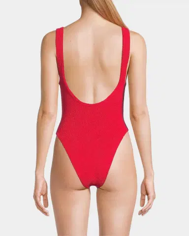 Hunza G Domino Circle-Insert One-Piece Swimsuit | Thumbnail 3 Hunza G Domino Circle-Insert One-Piece Swimsuit | Thumbnail 3