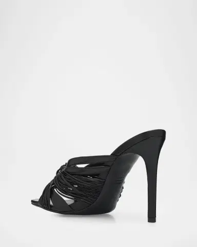Schutz Gaya 100MM Knotted Leather Sandals | Thumbnail 5 Schutz Gaya 100MM Knotted Leather Sandals | Thumbnail 5