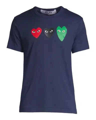 Comme des Garçons Triple Heart Tee | Thumbnail 1 Comme des Garçons Triple Heart Tee | Thumbnail 1