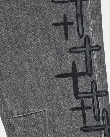 RTA Bryant Logo-Patch Skinny Jeans | Thumbnail 3 RTA Bryant Logo-Patch Skinny Jeans | Thumbnail 3