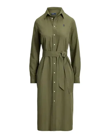 Polo Ralph Lauren Cotton-Linen Belted Shirtdress | Thumbnail 1 Polo Ralph Lauren Cotton-Linen Belted Shirtdress | Thumbnail 1