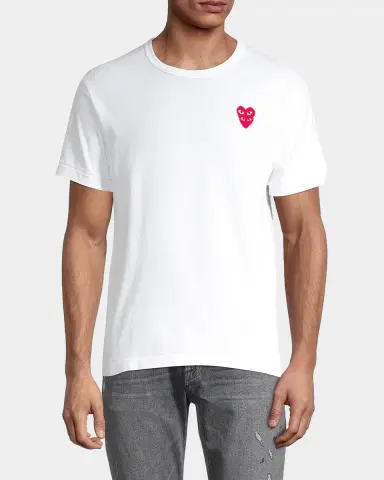 Comme des Garçons Play Double Heart T-Shirt | Thumbnail 4 Comme des Garçons Play Double Heart T-Shirt | Thumbnail 4