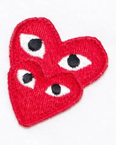 Comme des Garçons Play Double Heart T-Shirt | Thumbnail 5 Comme des Garçons Play Double Heart T-Shirt | Thumbnail 5
