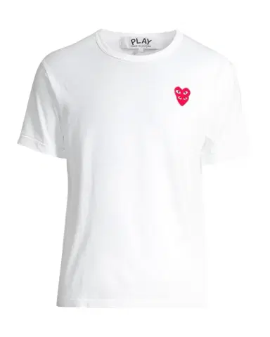 Comme des Garçons Play Double Heart T-Shirt | Thumbnail 1 Comme des Garçons Play Double Heart T-Shirt | Thumbnail 1