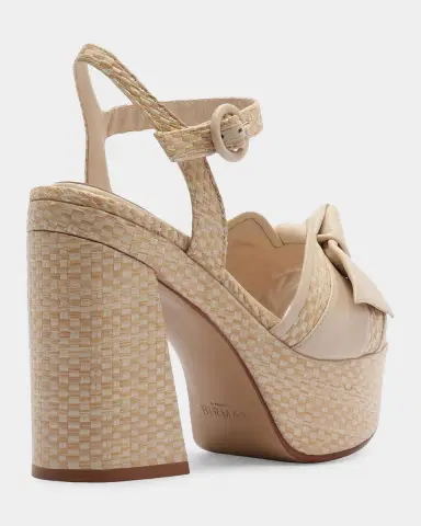 Alexandre Birman Maxi Clarita Flare 120MM Raffia & Leather Platform Sandals | Thumbnail 2 Alexandre Birman Maxi Clarita Flare 120MM Raffia & Leather Platform Sandals | Thumbnail 2