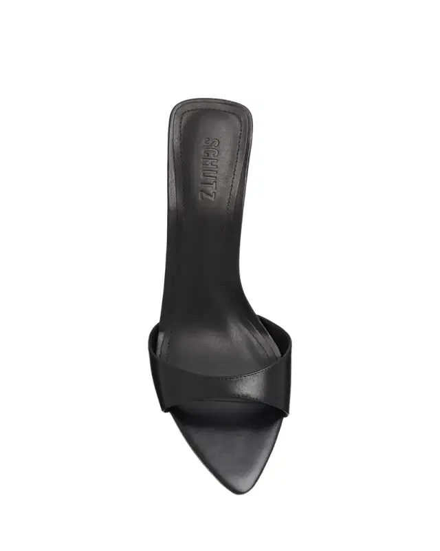 Elodie 75MM Leather Slip-On Sandals Elodie 75MM Leather Slip-On Sandals
