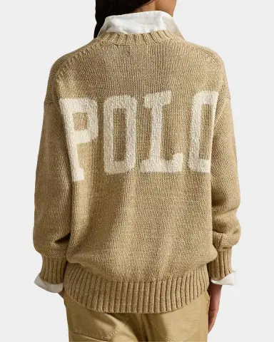 Polo Ralph Lauren Logo Cotton Crewneck Sweater | Thumbnail 3 Polo Ralph Lauren Logo Cotton Crewneck Sweater | Thumbnail 3
