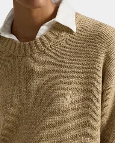 Polo Ralph Lauren Logo Cotton Crewneck Sweater | Thumbnail 5 Polo Ralph Lauren Logo Cotton Crewneck Sweater | Thumbnail 5