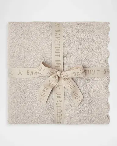 Barefoot Dreams CozyChic Cotton Shell Texture Throw, 54" x 72" | Thumbnail 2 Barefoot Dreams CozyChic Cotton Shell Texture Throw, 54" x 72" | Thumbnail 2