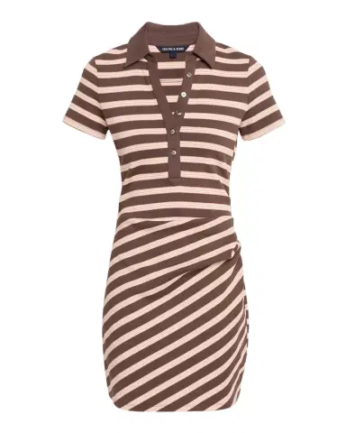 Veronica Beard Lanier Striped Cotton Mini Polo Dress | Thumbnail 1 Veronica Beard Lanier Striped Cotton Mini Polo Dress | Thumbnail 1