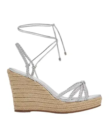 Schutz Adele 95MM Leather Ankle-Wrap Wedge Sandals | Thumbnail 1 Schutz Adele 95MM Leather Ankle-Wrap Wedge Sandals | Thumbnail 1