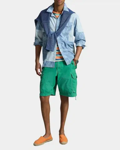 Polo Ralph Lauren Garment-Dyed Ripstop Cargo Shorts | Thumbnail 2 Polo Ralph Lauren Garment-Dyed Ripstop Cargo Shorts | Thumbnail 2