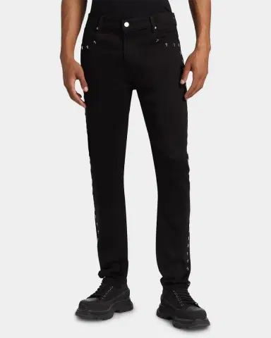 RTA Bryant Cross Stretch High-Rise Slim-Fit Jeans | Thumbnail 4 RTA Bryant Cross Stretch High-Rise Slim-Fit Jeans | Thumbnail 4